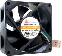 70X70X25MM FAN 12V 4PIN 70mm, 3500rpm, 0.96W, 12V, 4-pin