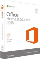 MICROSOFT OFFICE FOR MAC HOME AND STUDENT 2016