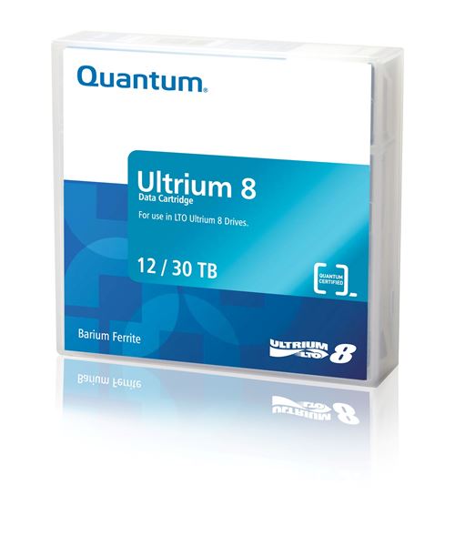 LTO ULTRIUM 8 MEDIA CARTRIDGE Ultrium 8 Bar Code Labeled, LTO, 12/30TB, 12.65mm, 960m