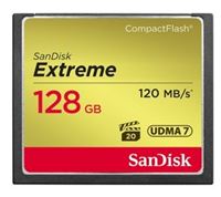 SANDISK COMPACTFLASH EXTREME CARD 128GB