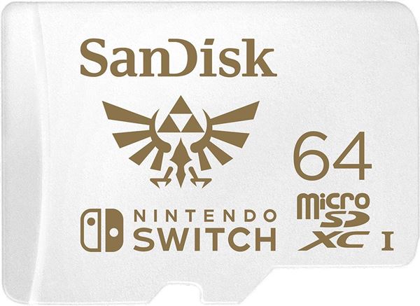 NINT. SWITCHMICO SDXC/128GB MicroSDXC UHS-I card for NintendoSwitch, 64 GB, 100/60MB/s, U3, 15x11x1
