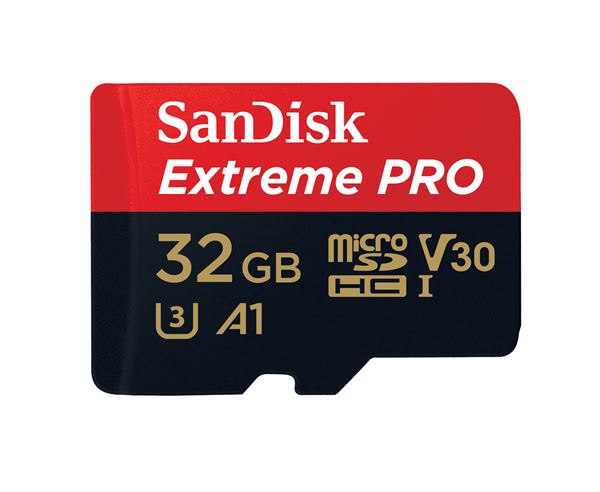EXTREME MICROSDHC 32GB Extreme Pro microSDHC 32GB + SD Adapter + Rescue Pro Deluxe 100MB/s A1 C10 V3