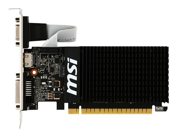 MSI GT 710 GRAPHIC CARD 2GB DDR3 PCIe 2.0 x16 LOW-PROFILE